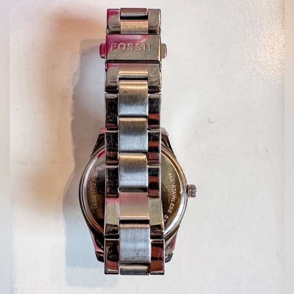 Fossil🔑 Womens Stella Quartz Three-Hand Multifunction Stainless Steel Watch - Picture 6 of 9